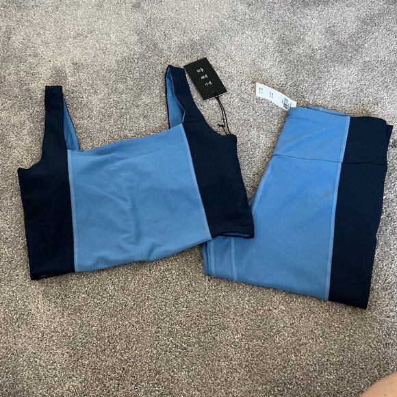 Abercrombie YPB Blue/Navy Colorblock Set - Picture 1 of 4